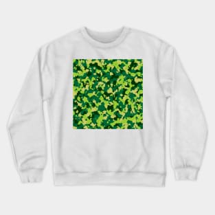 Camouflage Lime Green Crewneck Sweatshirt